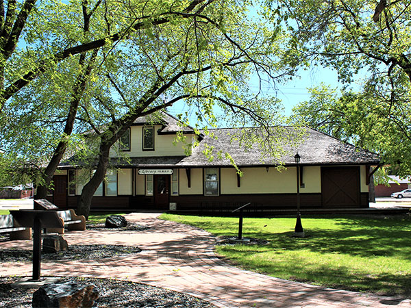 Former Canadian Pacific Railway station at Arborg