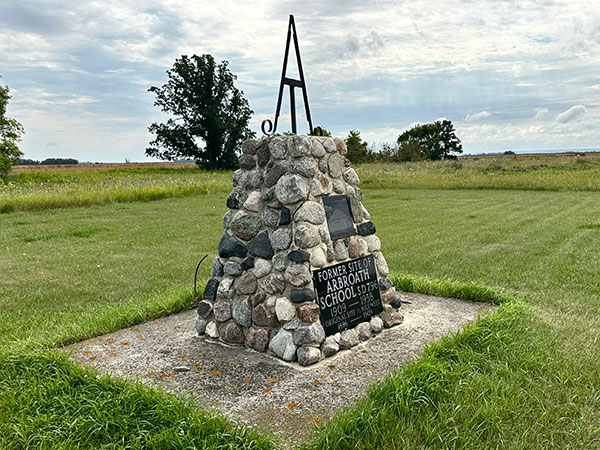 Arbroath School commemorative monument