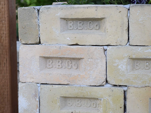 Bricks of the Balmoral Memorial Garden made by the Balmoral Brick Company