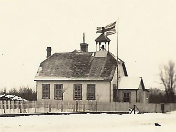 Original one-classroom Bowsman School