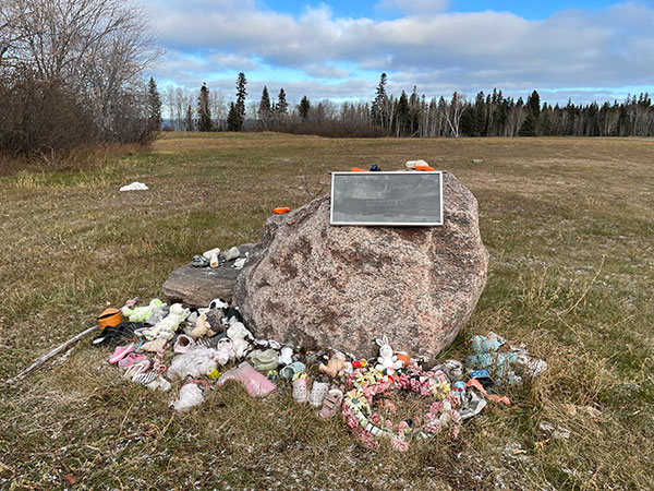 Guy Hill Residential School commemorative plaque