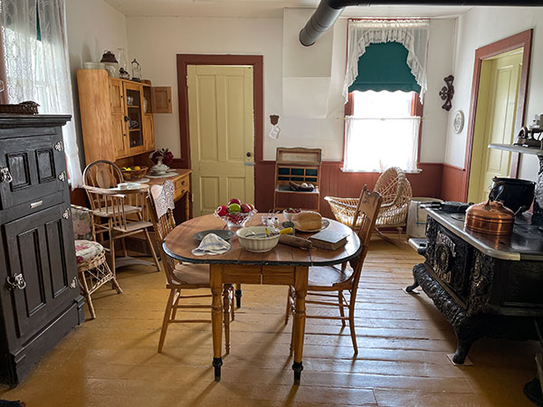 Interior of McClung newlywed house at Manitou