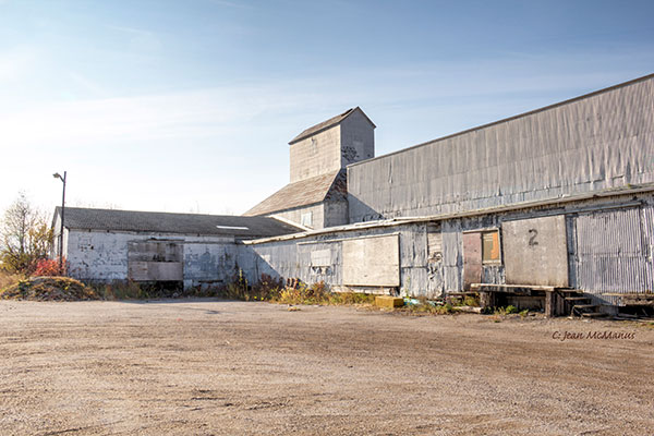 Former McCabe warehouse and grain elevator