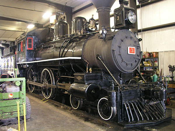 Prairie Dog Central steam-powered locomotive