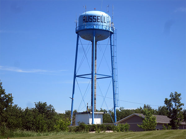 Russell water tower