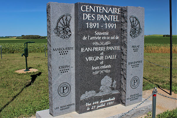 Pantel family commemorative monument