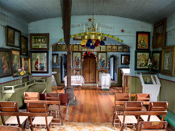 Interior of the Old St. Michael’s Ukrainian Orthodox Church