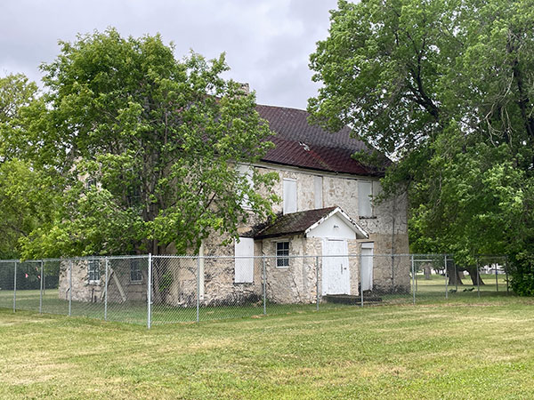 Rear view of the former St. Peter Dynevor Anglican Rectory