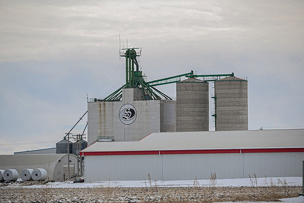 Former Cargill Grain elevator at Winkler